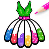 Dress Coloring For Kids