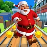 Santa Claus Running